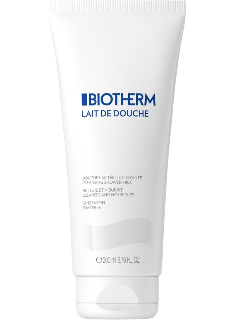 Biotherm Lait de Douche Cleansing Shower Milk 200ml - Image 1